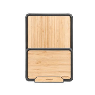 Lot de 2 planches à découper en bambou Fledge avec support